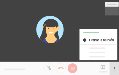 Grabar presentacion Hangouts Meet